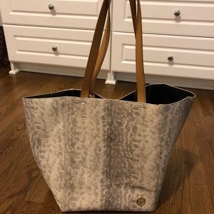 Vince Camuto Large Snakeskin Tote